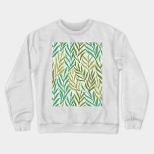 Calm leaves in green Crewneck Sweatshirt